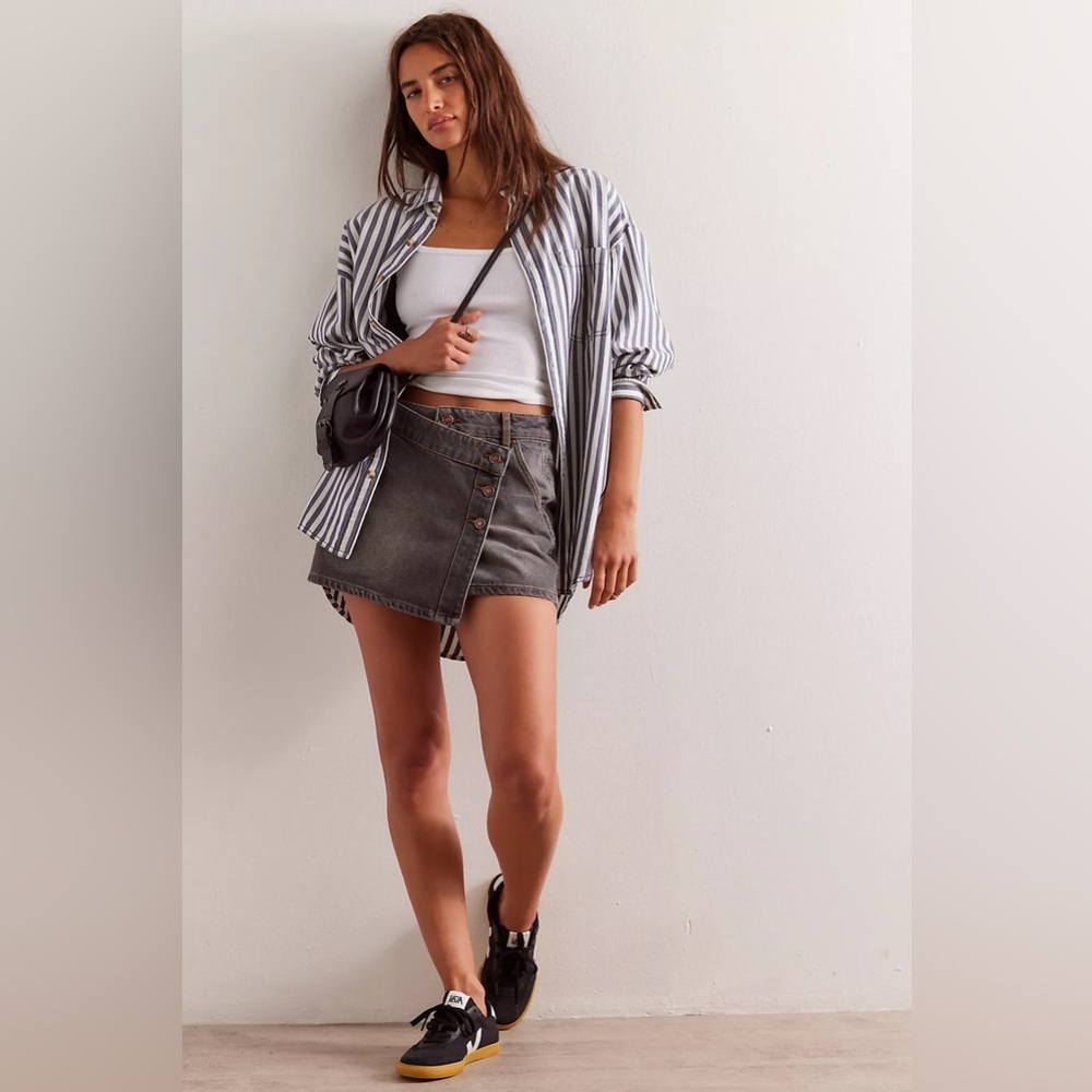 Free people Wynne Denim Skirt